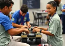 Equipe de robótica do Sesi Maranhão