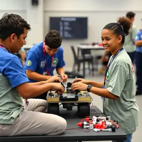 Equipe de robótica do Sesi Maranhão