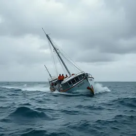 naufrágio em Ribamar