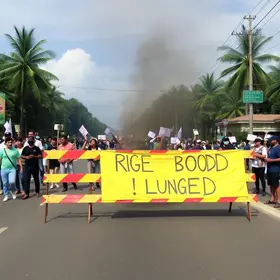 Bloqueio da Estrada de Ribamar